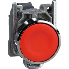 Schneider XB4BA42 Yaylı Buton, 1 Nk, Kırmızı