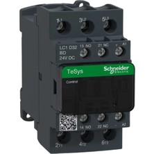 Schneider LC1D32BD Kontaktör, 15 Kw, 32A, 24 Vdc