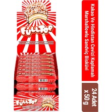 Bifa Fulltop Kakao ve Hindistan Cevizi Kaplamalı Marshmallowlu Sandviç Bisküvi 50 gr x 24 Adet