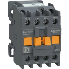 Schneider CAE22M5 Yardımcı Kontaktör, 2 Na + 2 Nk, 220 Vac