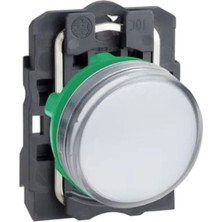 Schneider XB5AVM1 LED Sinyal Lambası, Beyaz, 220V