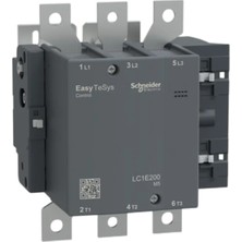 Schneider LC1E200M5 Kontaktör, 90 Kw, 200A, 220 Vac