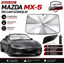 OtoÇizgi Mazda Mx-5 Şemsiye Tip Ön Cam Güneşliği Katlanabilir Uv Korumalı Araç Cam Güneşlik
