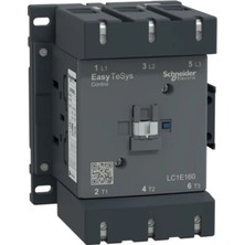 Schneider LC1E160M5 Kontaktör, 75 Kw, 160A, 220 Vac, 1 Na + 1 Nk