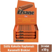 Bifa Efsane Kaplamalı Karamelli Bisküvi 50 gr x 24 Adet