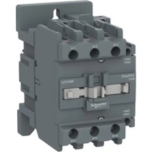 Schneider LC1E40M5 Kontaktör, 18,5 Kw, 40A, 220 Vac, 1 Na + 1 Nk