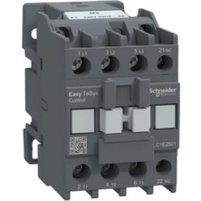 Schneider LC1E2501M5 Kontaktör, 11 Kw, 25A, 220 Vac, 1 Nk