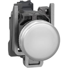 Schneider XB4BVB1 LED Sinyal Lambası, Beyaz, 24V