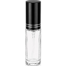 Ferden Ferda 50 Adet Boş Cam Parfüm Numune Şişe, 5 Ml, Vidalı, Şeffaf, Metal Kapaklı