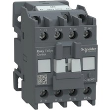 Schneider LC1E0601M5 Kontaktör, 2,2 Kw, 6A, 220 Vac, 1 Nk