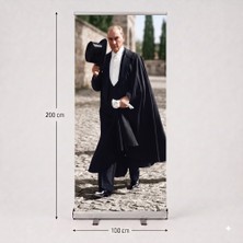 Arte Display Atatürk Poster Baskılı Roll Up Banner 100X200CM No:3