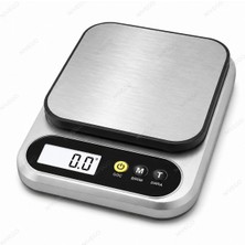 Nivego Nvg Dijital Mutfak Terazisi 10 kg Yüksek Kapasite Hassas Ölçüm Gram Ons Ölçer 0,1g–1g Hassasiyet Tare Dara Fonksiyonlu
