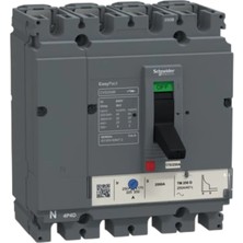 Schneider LV525312 CVS250B TM200D, 4P3D Devre Kesici
