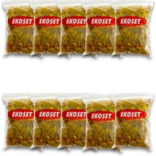Ekoset Extra Kalın Geniş Kauçuk Paket Ambalaj Kasa Lastiği 130 x 10 mm 1000'LI