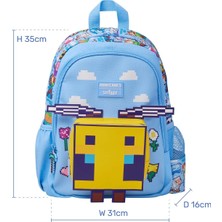 Smiggle Minecraft Mavi Junior Okul Çantası