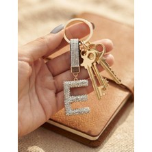 Tılsım Accesories Harf Zirkon Anahtarlık