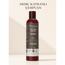 Minia Bahçe Ardıç Katranlı Şampuan – Ardıç Katranı, Biberiye veBiotin İçeren Saç ve Saç Derisi Bakım Şampuanı, 400 ml