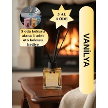 Misra Home 100ML Vanilya Kokusu Çubuklu Oda Kokusu Dolap Banyo Ev Oda Parfümü Oda Kokusu