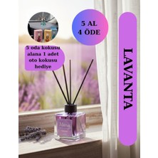 Misra Home 100ML Lavanta Kokusu Çubuklu Oda Kokusu Dolap Banyo Ev Oda Parfümü Oda Kokusu