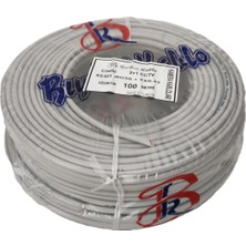 Bıyıkçı Kablo 2+1 Cctv Güvenlik Kamera Kablosu 100 Metre (RG58 + 2x0.22 Mm) - %100 Bakır Iletken