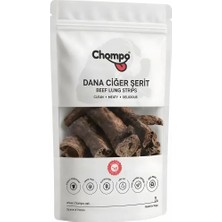 Chompo Dana Ciğer Şerit 100% Doğal Katkısız Köpek Ödül Maması 100 Gr