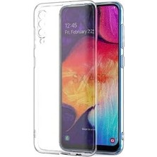 Sefa Ticaret Galaxy A50 ile Uyumlu Kılıf Şeffaf Silikon Kamera Korumalı 3D