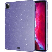 iPad Pro 11 2022 M2 Kılıf Dökülmeyen Simli Kamera Korumalı Darbe Önleyici Silikon Casetify