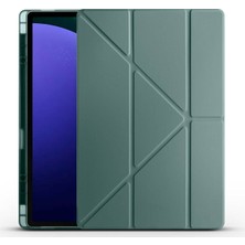Akare Galaxy Tab S9 Ultra SM-X910 Kılıf Kalem Bölmeli Uyku Modlu Yatay ve Dikey Standlı Katlanır Akr