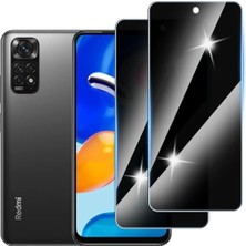 Sefa Ticaret Xiaomi Redmi Note 11S Privacy (Hayalet) Ekran Koruyucu – 2 Adet - 9h Temperli Cam, Yan Görünme Engelleyici, Tam Kaplama