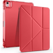 Zore iPad Air 11 2024 Kılıf Kalem Bölmeli Uyku Modlu Yatay ve Dikey Standlı Katlanır Senk