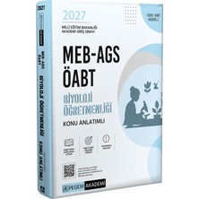 Pegem Akademi Yayıncılık 2027 MEB AGS ÖABT Biyoloji Öğretmenliği Konu Anlatımlı