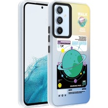Galaxy A14 Kılıf Vibe Desenli Kamera Yükseltili Mat Parmak Izi Tutmayan Silikon Cherena