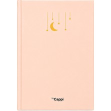 Mars Kırtasiye ve Oyuncak Pastel Sert Kapaklı Çizgili Defter – Gold Baskılı Tasarım Sticker Hediyeli