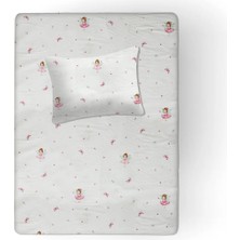 Lief Home %100 Pamuklu Bebek Aparalı Çarşaf 115X150 + Bebek Yastık Kılıfı 35X45