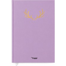 Mars Kırtasiye ve Oyuncak Pastel Sert Kapaklı Çizgili Defter – Gold Baskılı Tasarım Sticker Hediyeli