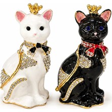 Magicool Swaroski Taşlı Kedi Figürü ALK5773