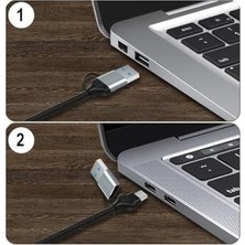 Sefa Ticaret HU04A Type-C/usb A To 4K 60Hz 1080P HDMI Video Capture Yakalama Hub Adaptör