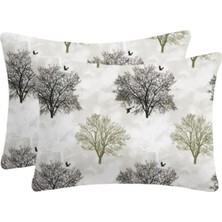 Lief Home %100 Pamuklu Fermuarlı Yastık Kılıfı | 50X70 ( 2 Adet )