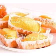 Sefa Ticaret Takribi 200 Adet Büyük Boy Beyaz Ekler Kağıdı 8.5x4 Cm, Baklava Sunumluk, Muffin Kek Kalıbı