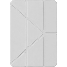 Marsilyan™- Apple Ipad 2025 10.9 10.nesil (A16) Mera Kalemlikli Tablet Kılıfı - Gri