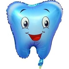 Sefa Ticaret Mini Party Store Diş Şeklinde Folyo Balon 50 Cm, 3222309