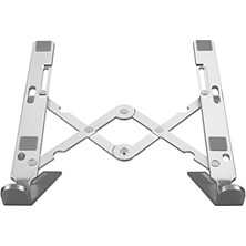 Sefa Ticaret Blueforce As-70 7 Kademeli Alüminyum Taşınabilir Laptop Notebook Tablet Standı Katlanabilir Portatif Macbook Metal Stant 10 Inç-16 Inç Uyumlu