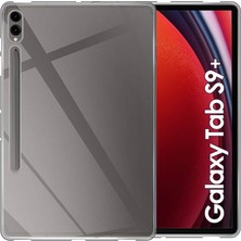 Galaxy Tab S9 Plus Kılıf Tam Uyumlu Kamera Korumalı Darbe Önleyici Silikon Case 4u