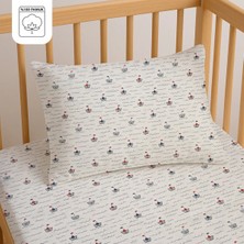 Lief Home %100 Pamuklu Bebek Lastikli Çarşaf 60X120+20 + Bebek Yastık Kılıfı 35X45