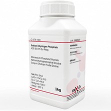 Labbakkal Sodyum Dihidrojen Fosfat Dihidrat 1 Kg %98 - Sodium Dihydrogen Phosphate (MSP)
