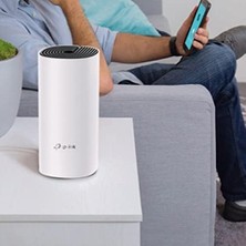 Sefa Ticaret Deco E4 1-Pack, AC1200 Mbps, Dual-Band, 10/100MBPS Portları, 100 Cihaza Kadar Bağlanılabilirlik, Mobil Uygulama ile Kolay Kurulum, Wi-Fi 5 Mesh Sistemi