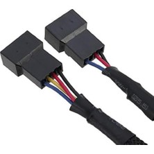 Sefa Ticaret Fan Çoklayıcı 2 Port Y Pwm 4 Pin Splitter Çoklayıcı Switch Kablosu 5025