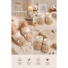 Pico Baby Yumuşak Çoraplı / Kaydırmaz Tabanlı / Bebek Triko Ilk Adım Patiği