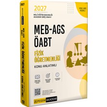Pegem Akademi Yayıncılık 2027 MEB-AGS ÖABT Fizik Öğretmenliği Konu Anlatımlı