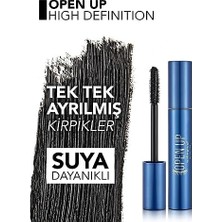 Sefa Ticaret Tek Tek Ayıran Suya Dayanıklı Maskara (Siyah) - Open Up Waterproof Mas. - 002-8682536058360
